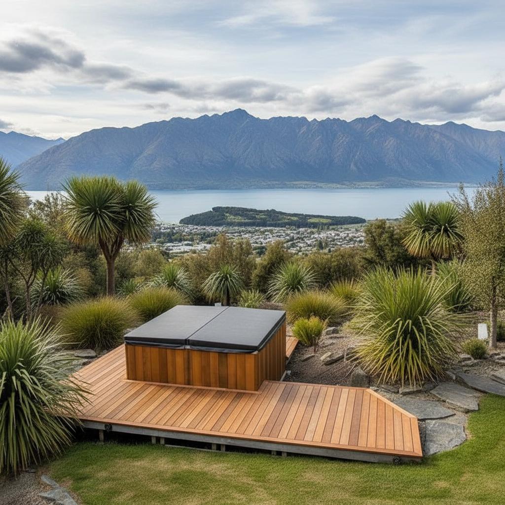 Insulated Hard and Lockable Cover For Square Hot Tub